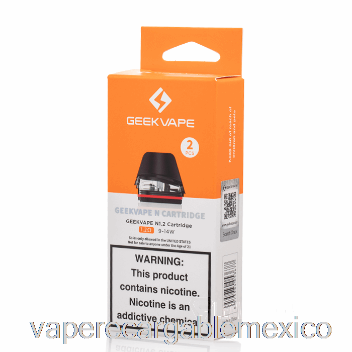 Vape Recargable Geek Vape N Vainas De Repuesto Vainas De 1.2ohm